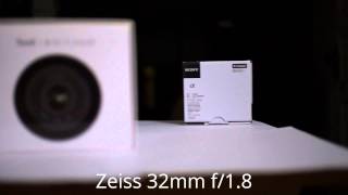 Zeiss 32mm f18 vs Sony 35mm f18 Focus Speed and Noise [upl. by Deny138]