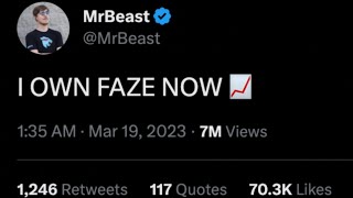 MrBeast Wants To Save FaZe Clan [upl. by Haral]