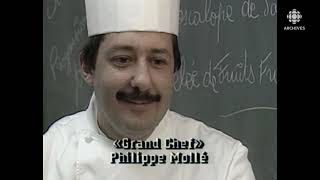 Atelier culinaire avec le chef Philippe Mollé 1989 [upl. by Nomzzaj]