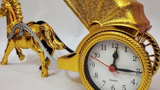 DISMANTLING HORSE CHARIOT ALARM CLOCK [upl. by Elahcar]