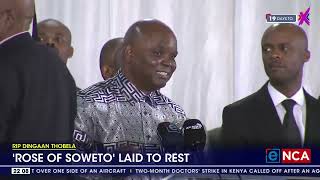 Dingaan Thobela  Rose of Soweto laid to rest [upl. by Nilsoj210]