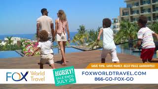 Fox Exclusive July Sale at Fox World Travel [upl. by Akerley405]