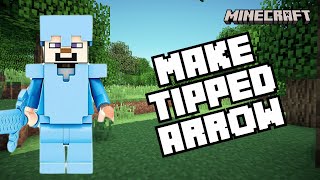 How to Make a Tipped Arrow in Minecraft 2024 [upl. by Cody]