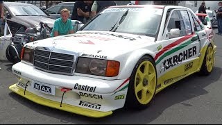 MERCEDES 190 EVO 2 Ex DTM Engine warmingup [upl. by Colbert117]