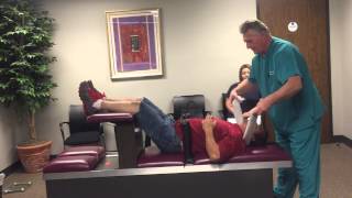 First Time Chiropractic Adjustment Of A Severe Herniated Disc Patient By Your Houston Chiropractor [upl. by Aldous]