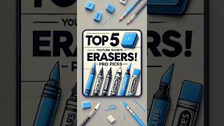 Top 5 Erasers Every Serious Artist Should Own shorts [upl. by Veronike195]