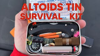 ALTOIDS Tin Pocket Survival kit Back Up Get Home  Survival Kit [upl. by Yahsal]