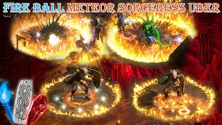 Diablo 2 Resurrected  Fireball Meteor SunderCharm Fire Sorceress Build Uber Tristram [upl. by Anitsim]