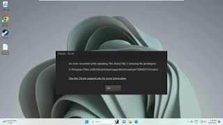 Fix Steam Missing File Privileges Error  Steam [upl. by Rudiger]