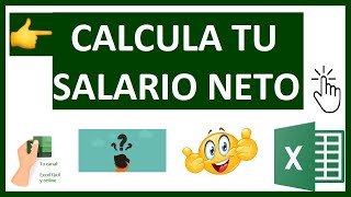 👍CALCULAR TU SALARIO NETO👍sabiendo tu salario bruto en EXCEL ✅ [upl. by Raynell]