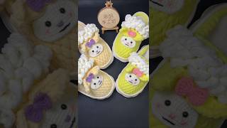 Slippers shoes for women product 🪡🧵 shoes slippers handmade [upl. by Ynnelg58]