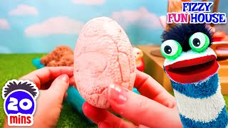 Fizzy Helps Dinosaurs With Their Eggs  Fun Compilations For Kids [upl. by Yhotmit434]