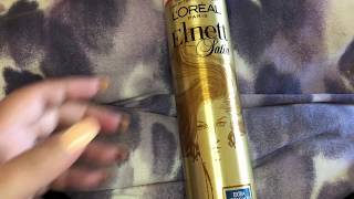 ✅ How To Use LOreal Paris Elnett Satin Hairspray Review [upl. by Eleen]