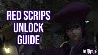 FFXIV 30 0724 Red Scrips Unlock Guide [upl. by Bartley156]