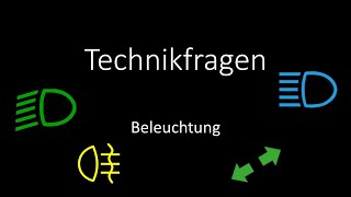 Beleuchtung  Technikfragen  Praxisprüfung  Fahrlehrer Niko [upl. by Yirinec]