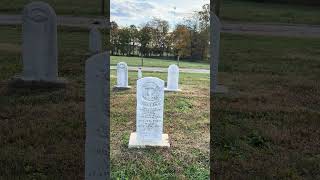 Someone is repairing headstones here cemetery gravestone [upl. by Llednahs101]