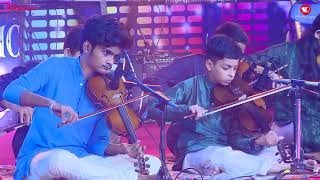 Carnatic Violin Elegance 🎻  Live Performance  Rhythms  FLAME 2024  Sanjaynagar [upl. by Tlaw]