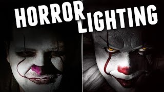 5 HORROR Lighting Setups with 1 LIGHT [upl. by Netsirt]