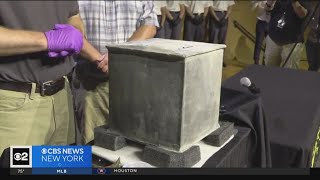 West Point historians open lead box hidden in 194yearold statue [upl. by Holey370]