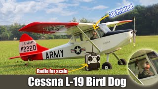 Cessna L19 Bird Dog RC Plane from Foam [upl. by Anemij]