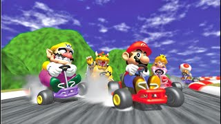 Mario Kart 64 Remastered  Toads Turnpike Extended [upl. by Ttayh]