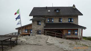 DOLOMITES de BRENTA20191ère Partie SENTIER BENiNI REFUGE TUCKETT SENTIER SOSAT25 26 27 Aout [upl. by Tufts568]