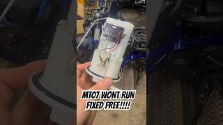 MT07 FUEL PUMP FIX BIKE WONT START [upl. by Birdt816]