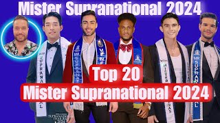 Mister Supranational 2024  Top 20 [upl. by Dnaletak726]