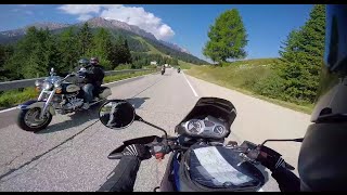 Karerpass quotPasso di Costalungaquot in Italien  BMW F650 GS [upl. by Eihpos545]