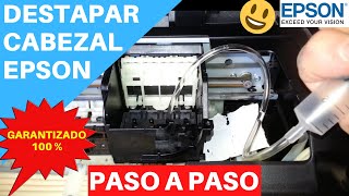 Destapar Cabeza de Impresora Epson L355 y de cualquier modelo  2021 [upl. by Musser357]