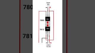 voltage regulator  dual voltage regulator circuit short electric [upl. by Kcirde]