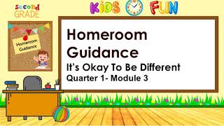 Homeroom Guidance Module 3 Its Okay To Be Different Grade 2  Tagalog [upl. by Dewhurst]