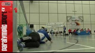 2009 IBSA Goalball European Championships Highlights [upl. by Strander]