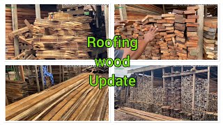 LATEST PRICE OF VARIOUS ROOFING WOOD AND DECKING WOOD AT OGIDA WOOD MARKET IN BENIN CITY [upl. by Andreas671]