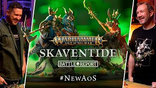 Warhammer Age of Sigmar Skaventide Battle Report  Warhammer [upl. by Uhile]