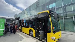 Frankfurt Airport Free Shuttle Bus [upl. by Newbold]