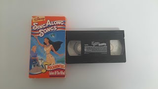 Full VHS Disneys Sing Along Songs Colors of the Wind [upl. by Eitak]