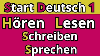 Start Deutsch 1 Hören Lesen Schreiben amp Sprechen A1 2024 [upl. by Ennovaj]