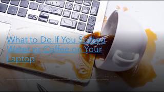 What to Do If You Spilled Water or Coffee on Your Laptop [upl. by Anuala97]