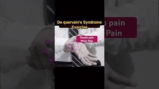 Exercise for Pain in Thumb side of wrist De Quervains Tenosynovitis [upl. by Onitnas508]