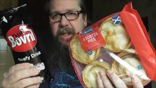 Scottish football food at home Pie and Bovril [upl. by Rikki]