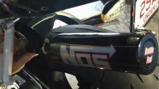 GSXR 600 Nitrious Install [upl. by Minnnie]