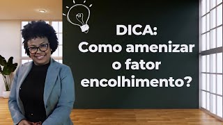 DICA PRÁTICA Como amenizar o fator encolhimento [upl. by Dnalyaw899]