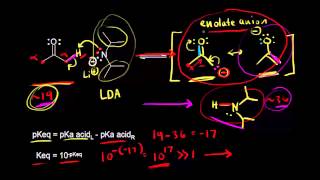 Enolate formation from ketones  Alpha Carbon Chemistry  Organic chemistry  Khan Academy [upl. by Ahsener]