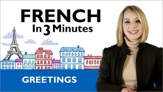 Learn French  How to Greet People in French [upl. by Towbin]