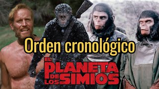 RESUMEN y ORDEN CRONÓLOGICO de TODAS las películas del PLANETA DE LOS SIMIOS [upl. by Greggs]