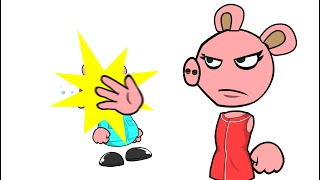 Peppa Pig Beats Up Daddy PigGrounded [upl. by Lomax]