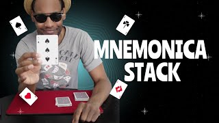 Finding Your Card Using Mnemonica Stack Card Trick [upl. by Ihab]