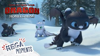 Story of the Dragons 🐉🎄 How To Train Your Dragon Homecoming  Extended Preview   Mega Moments [upl. by Taber]