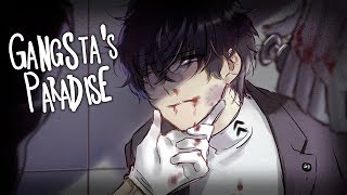 ◤Nightcore◢ ↬ Gangstas Paradise lyrics  COVER [upl. by Ayekan330]